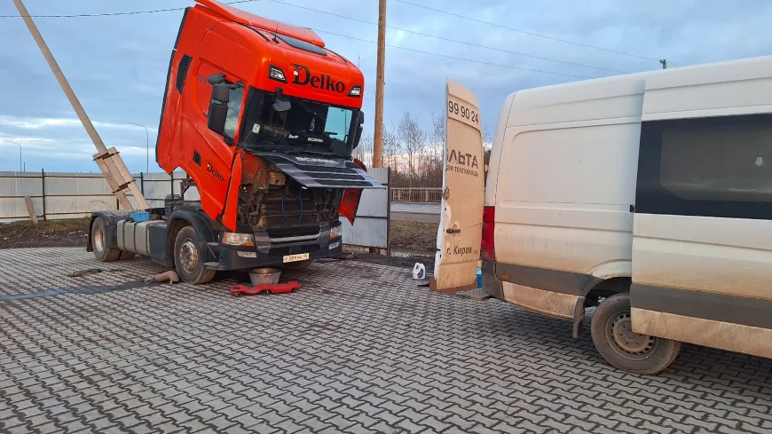 Не снимается с ручника Scania Не снимается с ручника Scania