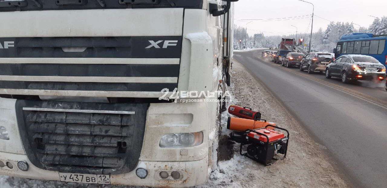 отогрев грузовых автомобилей